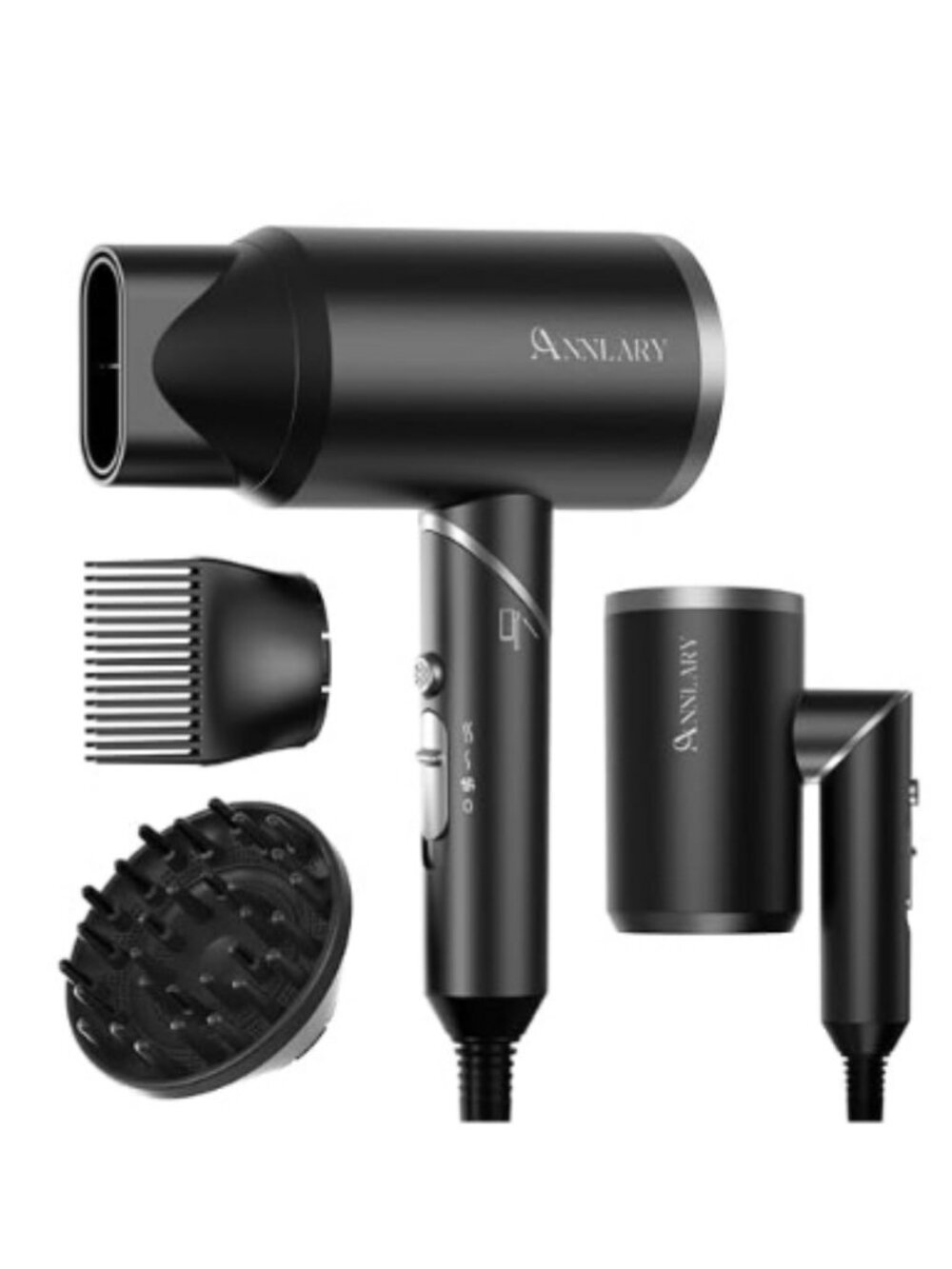 ANNLARY 1800W Hair Dryer Set New